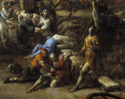 View of the Cours during the plague of 1720 by Michel Serre
