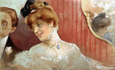 Woman at the concert by Michel Simonidy