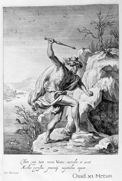 Alcyone and Ceyx Transformed into Birds by Michel de Marolles