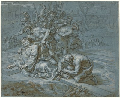 Christ Disrobed on the Cross by Michel des Gobelins Corneille