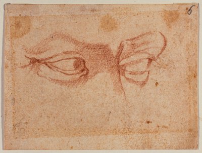 Study of eyes by Michelangelo (after) Buonarroti