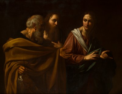 The calling of Saints Peter and Andrew by Michelangelo (after) Caravaggio
