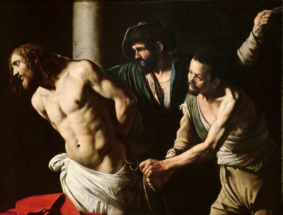 The Flagellation of Christ by Michelangelo (attr. to) Caravaggio