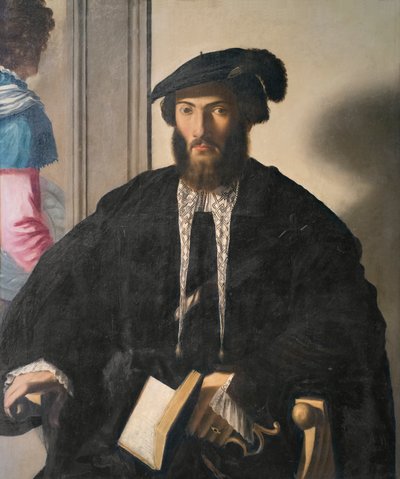 Portrait of a Gentleman, Known as Giovan Battista Castaldi by Michelangelo Anselmi