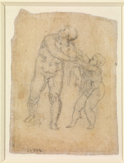 Aeneas and a Child (verso) by Michelangelo Buonarroti