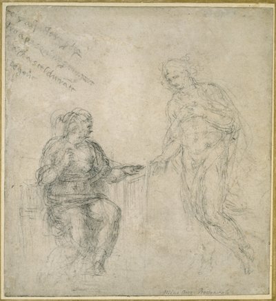 Christ Bidding Farewell to His Mother After the Resurrection by Michelangelo Buonarroti