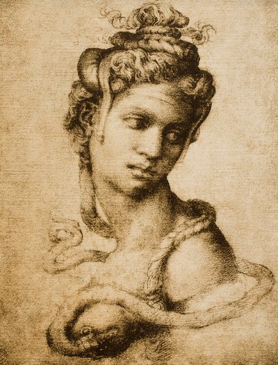Cleopatra for Tommaso Cavalieri by Michelangelo Buonarroti