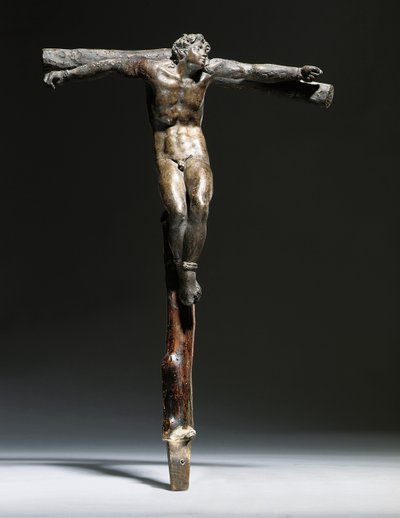Crucifixion Group of Christ, the Good Thief and the Bad Thief by Michelangelo Buonarroti