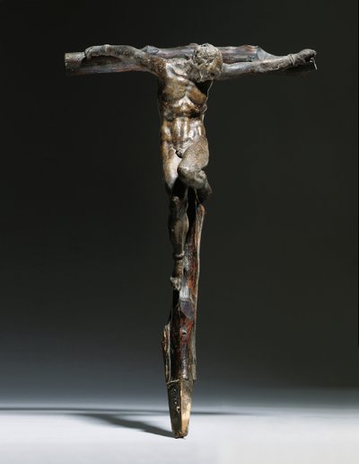 Crucifixion Group of Christ, the Good Thief and the Bad Thief by Michelangelo Buonarroti