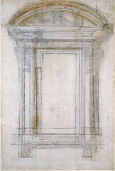 Design for a Window, c1490-1560 by Michelangelo Buonarroti