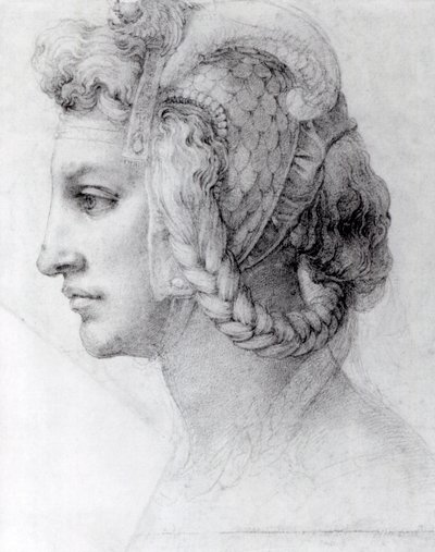 Ideal Head of a Woman by Michelangelo Buonarroti