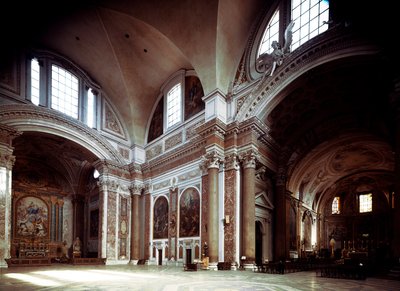 Interior view of the church of Santa Maria degli Angeli by Michelangelo by Michelangelo Buonarroti