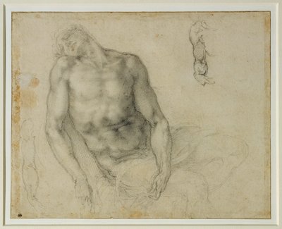 The Dead Christ and Two Repetitions of the Right Arm by Michelangelo Buonarroti