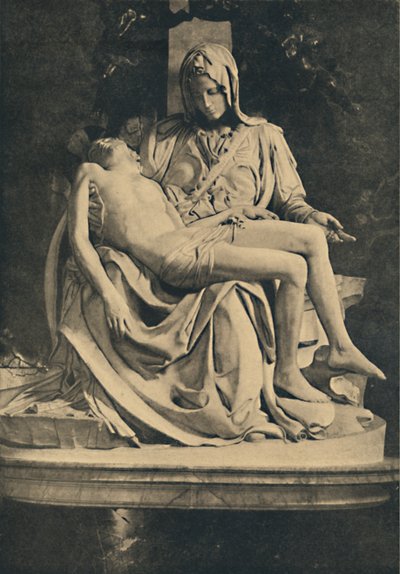Pieta by Michelangelo, Basilica of St. Peter, Rome by Michelangelo Buonarroti