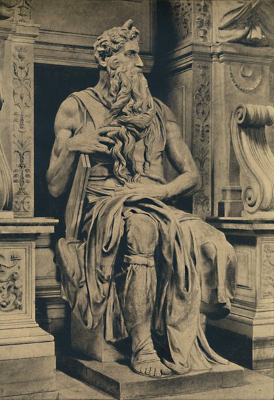 Church of St. Peter in Vinculis - Moses, by Michelangelo by Michelangelo Buonarroti