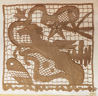 Sample of Needle Lace and Inserts for Curtains by Michelangelo Buonarroti
