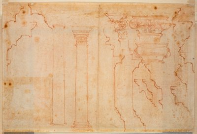 Studies from Roman monuments by Michelangelo Buonarroti