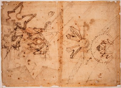 Study for the bulwark of the Gate to the All Saints Meadow by Michelangelo Buonarroti
