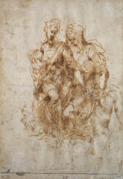 Study of St. Anne, After Leonardo Da Vinci