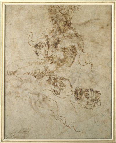 Study of a Young Man, Seated by Michelangelo Buonarroti