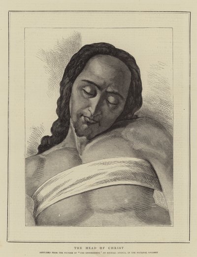The Head of Christ by Michelangelo Buonarroti
