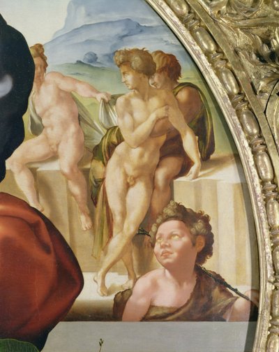 The Holy Family with St. John (Doni Tondo) by Michelangelo Buonarroti