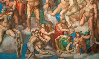 The Last Judgment, 1536-1541 by Michelangelo Buonarroti