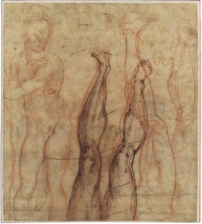 The Risen Christ (detail) by Michelangelo Buonarroti