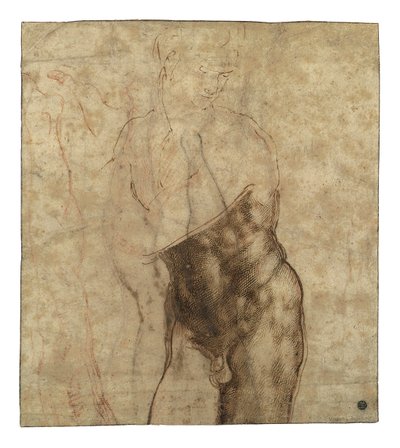 The Risen Christ, Three-Quarter Length Nude Looking Down to the Right by Michelangelo Buonarroti