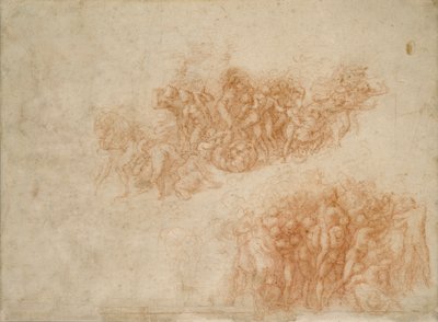 The Worship of the Brazen Serpent by Michelangelo Buonarroti