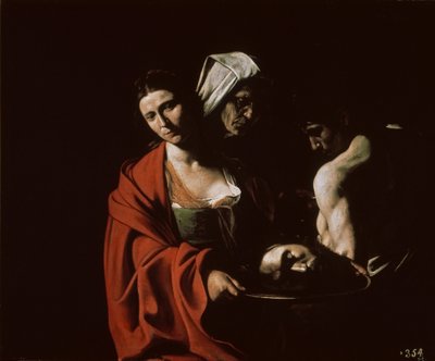 Salome with the head of John the Baptist by Michelangelo Caravaggio