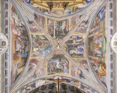 Vault of the Chancel with Scenes from the Virgin Mary