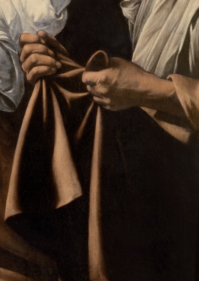 Judith and Holofernes (detail) by Michelangelo Merisi Caravaggio