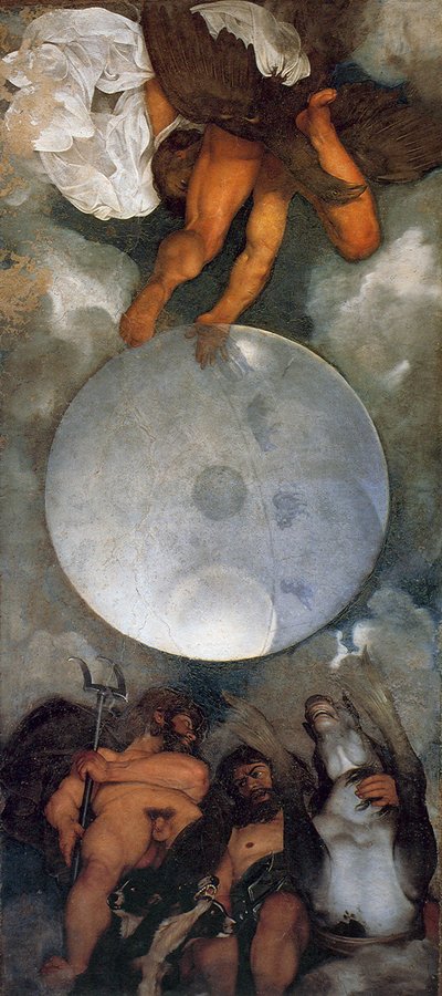 Jupiter, Neptune and Pluto by Michelangelo Merisi Caravaggio