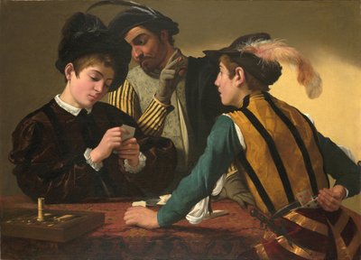The Cardsharps by Michelangelo Merisi Caravaggio
