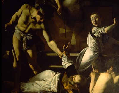 The Martyrdom of St. Matthew (Detail) by Michelangelo Merisi Caravaggio