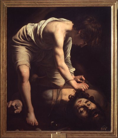 David and Goliath (Painting by Caravaggio) by Michelangelo Merisi da Caravaggio