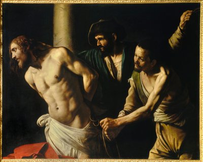 Flagellation of Christ at the Column by Michelangelo Merisi da Caravaggio
