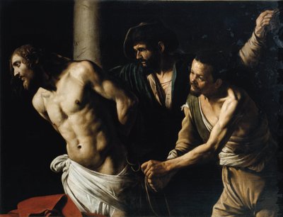 Flagellation of Christ or the Scourging at the Pillar by Michelangelo Merisi da Caravaggio
