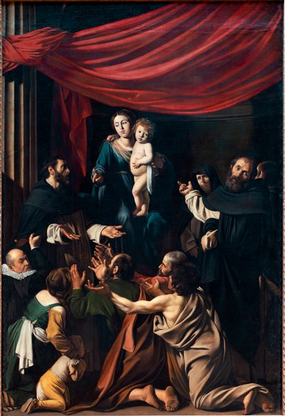 Madonna at the Rosary by Michelangelo Merisi da Caravaggio
