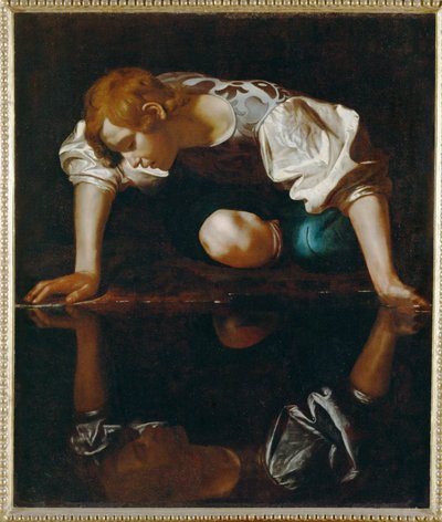 Narcissus by Michelangelo Merisi da Caravaggio