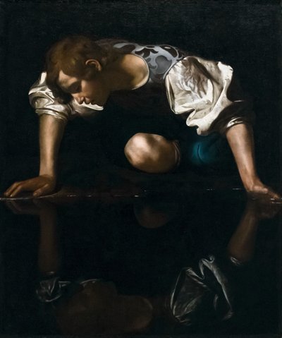 Narcissus by Michelangelo Merisi da Caravaggio