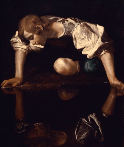Narcissus by Michelangelo Merisi da Caravaggio