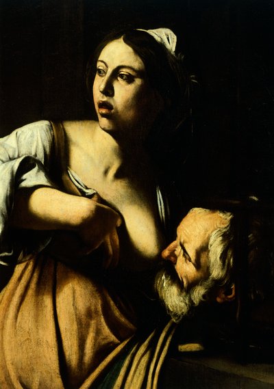 Pero Nursing Her Father Cimon (detail) by Michelangelo Merisi da Caravaggio