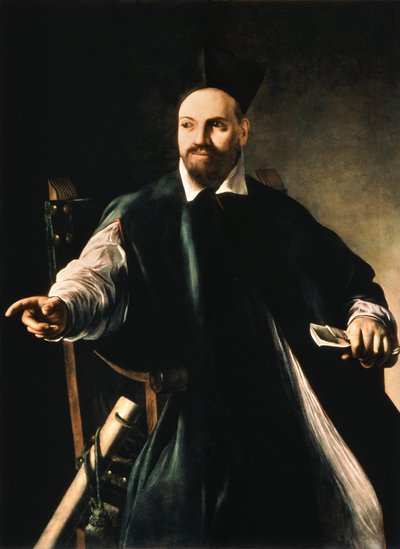 Portrait of Maffeo Barberini later pope by Michelangelo Merisi da Caravaggio