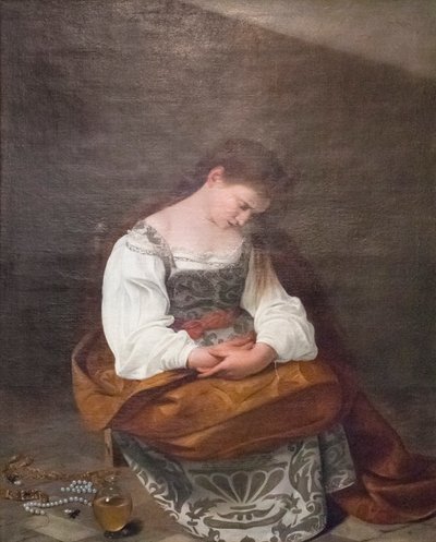 Repentant Mary Magdalene by Michelangelo Merisi da Caravaggio