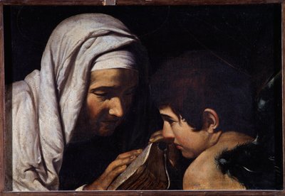 Saint Francesca Romana and the Angel by Michelangelo Merisi da Caravaggio