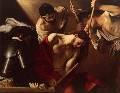 The Crowning with Thorns by Michelangelo Merisi da Caravaggio