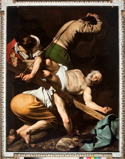 The Martyrdom of St Peter by Caravaggio (1600-1601) by Michelangelo Merisi da Caravaggio