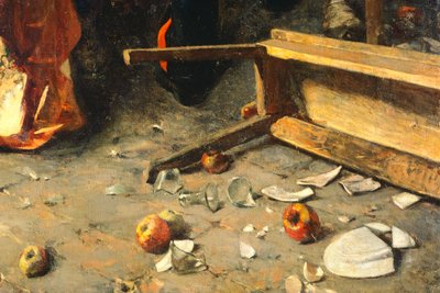 A Game of Trumps or Brawl in Trastevere by Michele Cammarano